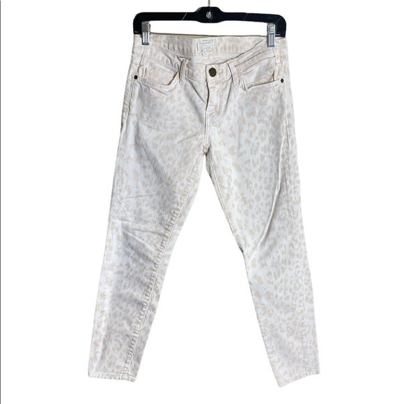 Revolve Current/Elliott Stiletto Leopard Dusty Rose Jean - Picture 1 of 7